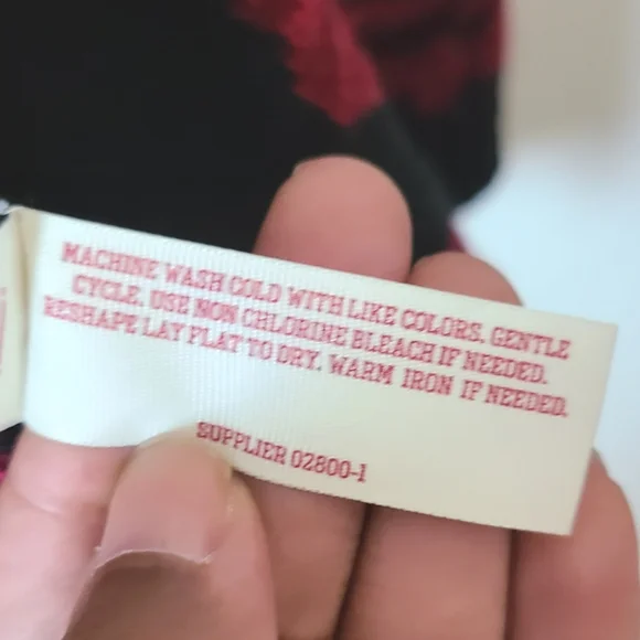 Rose Print Open Front Knit Cardigan Size Medium - Picture 8 of 8